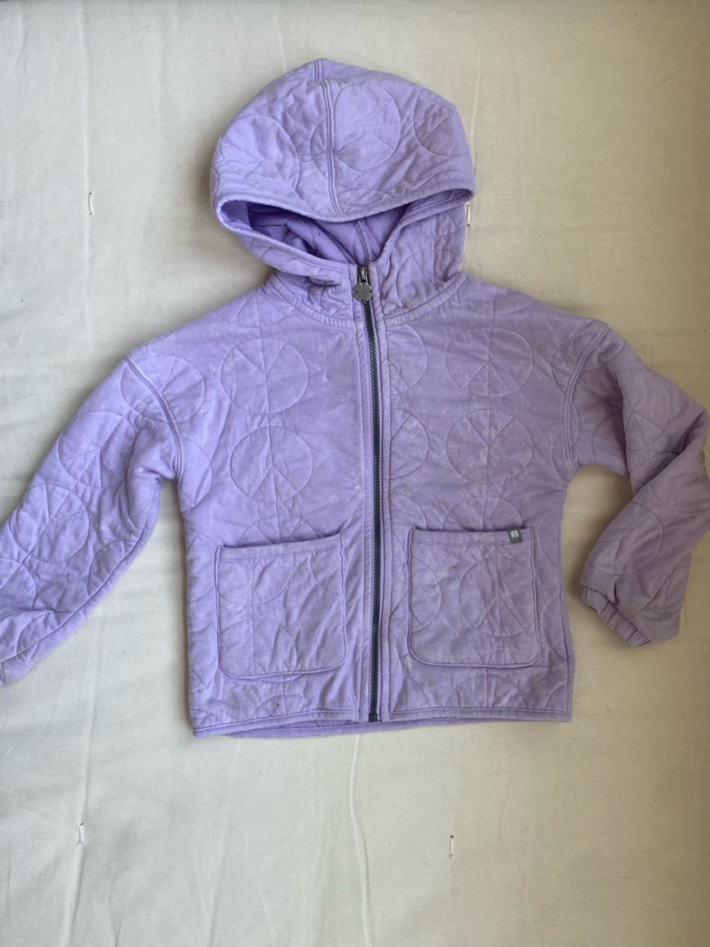 Lucky Brand Lavender Quilted little girls jacket